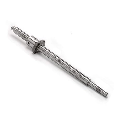 Ball Screw SFU2505 1600mm Ballscrew Antibacklash 2505 Ball Screws with Metal Ball Screw Nut for CNC Route Grinding Machine, Diameter 25mm Pitch 5mm (Length 1600mm)