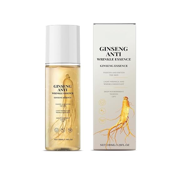 Ginseng Anti-Wrinkle Essence, 3.38 fl oz, Firming and Moisturizing Facial Serum, Smooths Fine Lines