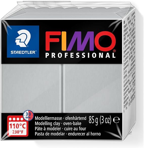 Staedtler Fimo Professional Soft Polymer Clay, 3-Ounce, Dolphin Grey