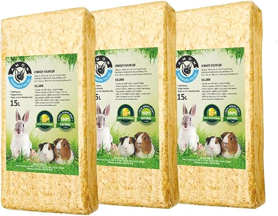 Doğal Limon Kokulu Kemirgen Talaşı 3'lü 15 Lt.