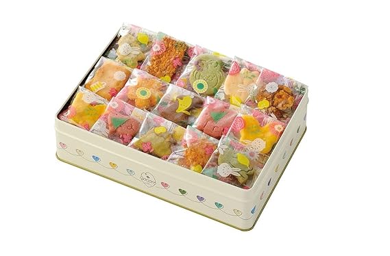Fried rice cake Tokadon small can Assorted cute bite-type okaki 1 set of domestic sticky rice (Small can)