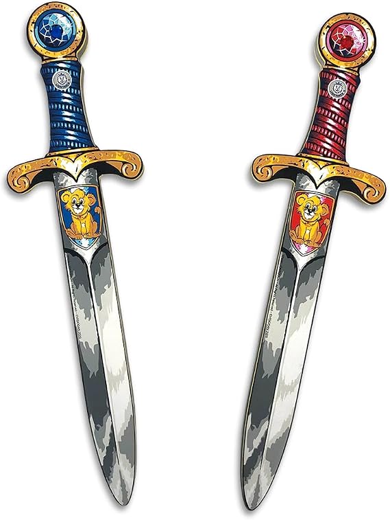 Liontouch - Foam Swords for Kids | Mini Lion 2-Pack, Blue & Red, Age 3-6