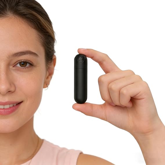 Mini Electric Muscle Massager, Quiet 10-Mode Handheld Body Massager, Cordless Deep Tissue Massager for Neck Back Shoulders Legs, Portable Home Wellness Tool, Black