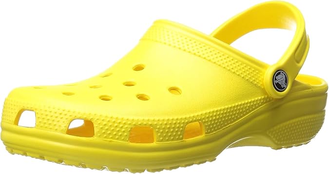 Crocs Men's and Women's Classic Clog, Lemon, 8 Women/6 Men