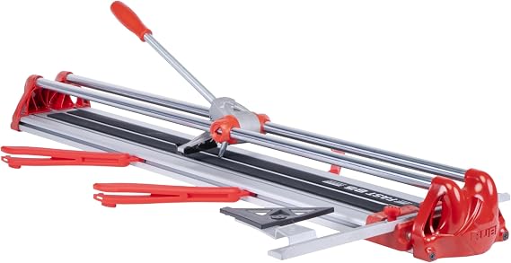 Rubi FAST-85 Manual Tile Cutter Heavy-Duty Tool for Ceramic and Porcelain Cutting Capacity of 33-1/2 in Aluminum Base, Anti-Rust Guides, and Precise Scoring Line