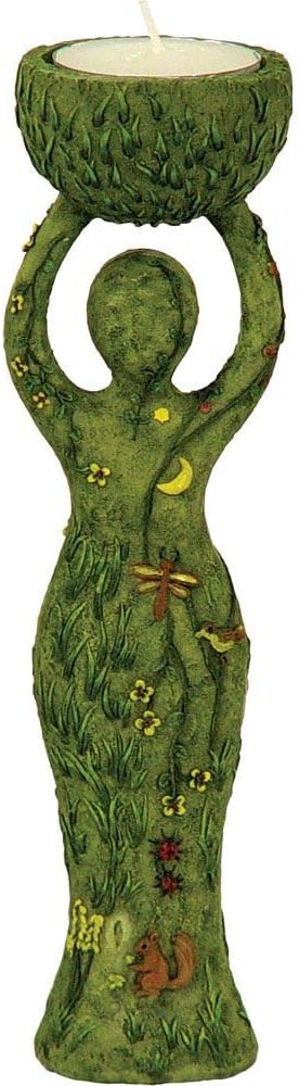 Polyresin T-light Holder Nurturing Goddess