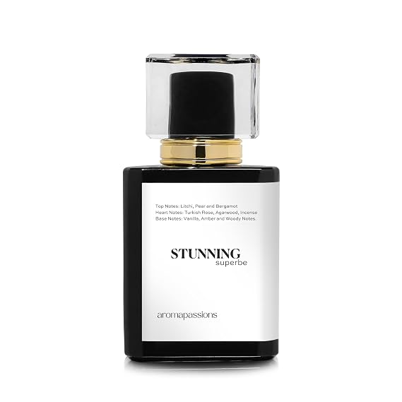 aromapassions STUNNING | Inspired by MRLY DELNA EXCLUSIF | Pheromone Perfume for Women | Extrait De Parfum | Long Lasting Dupe Clone Essential Oil Fragrance | Perfume De Mujer (100 ml / 3.4 Fl Oz)