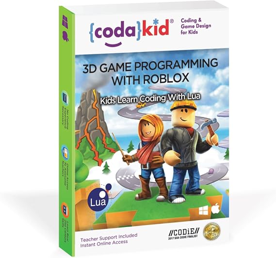 CodaKid Roblox Coding Box for Kids - Game Design & Lua Programming Activity, Ages 9+ Includes 12 Months Access & Online Mentor Support