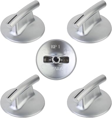 74010839 WP74010839 Cooktop Burner Knobs Replacement for Jenn-Air Stove JED8430BDB, JED8430BDB18, Replaces Parts AP4100128, AP6011218, AH2088183, PS11744413 5 Pack