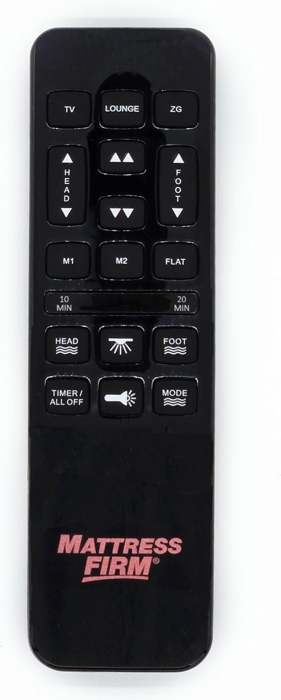 HJH55 Mattress Firm 600 and 3000 Series Adjustable Bed Base Remote Replacement
