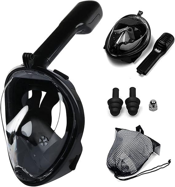Snorkel Mask Underwater Scuba Anti Fog Full Face Diving Mask Snorkeling Respiratory Masks Safe Waterproof Swimming Equipment