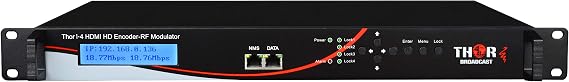 HDMI Cable TV DVB-T Modulator & IPTV Server 4 Ch