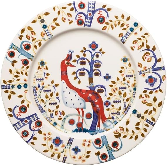 iittala Taika Plate, White, 8.7 inches (22 cm)