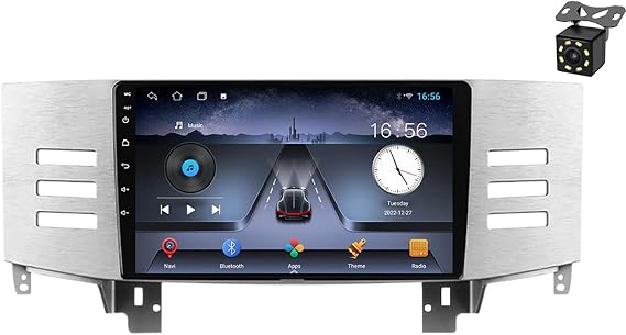 Android 11 Car Stereo Radio for Toyota Mark X X120 1 2004-2009 9Inch Multimedia Video Player Support Bluetooth/Carplay/Steering Wheel Control/Wifi/4G/DAB+Backup Camera