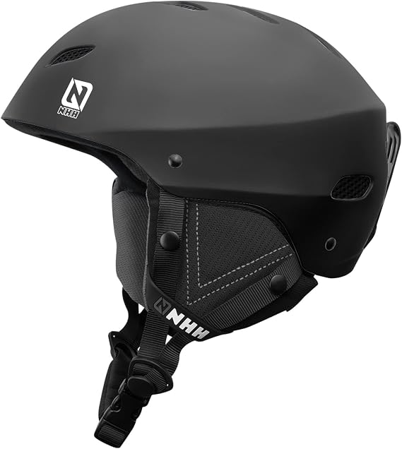 NHH Ski Helmet Snowboard Helmet - Snow Sports Helmet Goggles Compatible Removable Liner and Earpads for Men Women and Youth