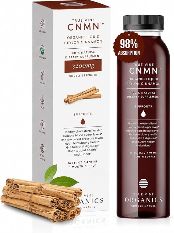Liquid Ceylon Cinnamon - USDA Organic Ceylon Cinnamon Supplement (16 fl oz)