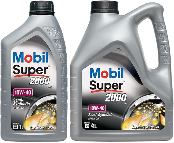 Mobil Super 2000 X1 10W40 Motor Yağı 4 L + 150549 X1 10W40 1 L
