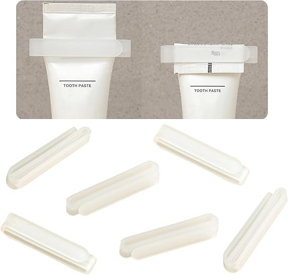 Toothpaste Squeezer Tube Squeezer - Rolling Toothpaste Squeezer Roller Tube Squeezer Tool Dispenser Paint Tube Wringer, 6 Pack