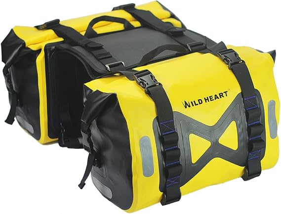 WILD HEART Waterproof bag Motorcycle saddlebag 50L Tank bag Motor Side bag