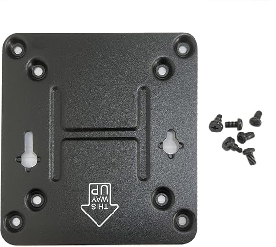 Replacement for Intel NUC Vesa Mount Bracket Mounting Plate | with Screws NOT Skull OR Hades/for Intel NUC 4 5 6 7 8 10 11 13 General Purpose 1PCS(8 Screws)