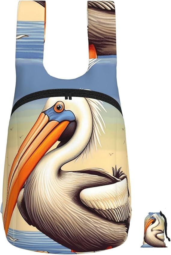 16L Ultra Hiking Backpack Lightweight Packable Backpack Pelican Birds Foldable Daypack for Men & Women