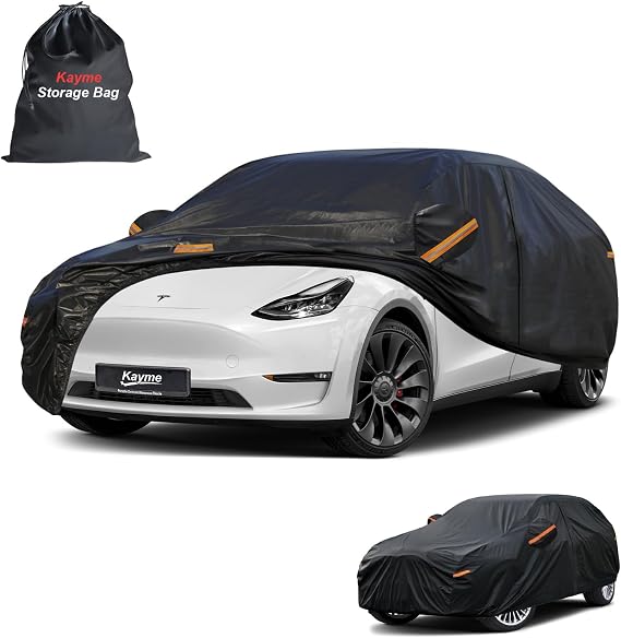 Kayme 7 Layers Waterproof Car Cover for Tesla Model Y
