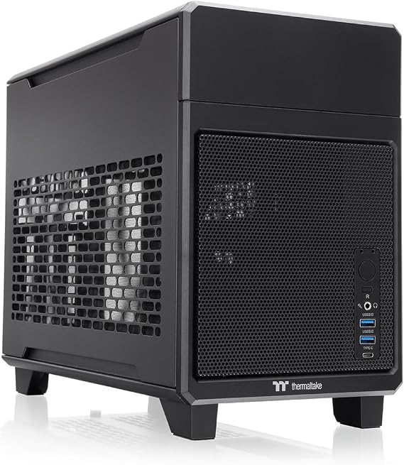 Thermaltake TR100 Black Dual Chamber Mini-ITX PC Case CA-11A-00S1NN-J0 CS9527