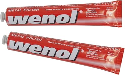 Wenol Metal Polish Shiner with Surface Protection, Set of 2