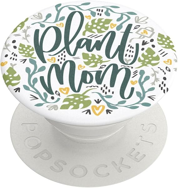 PopSockets Adhesive Phone Grip, Holder, Phone Stand, Cute - Plant Mom