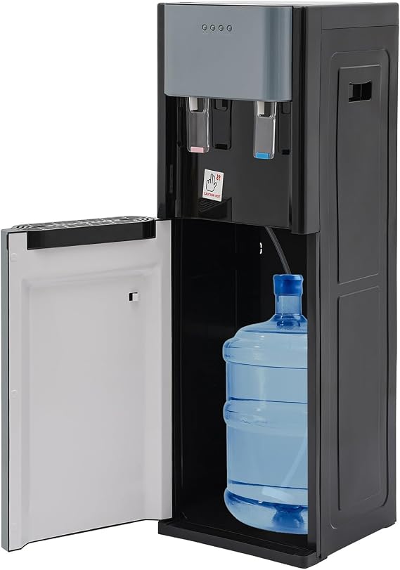 Bottom-Fill Water Dispenser, Suitable for 5-Gallon Water Bottles, hot and Cold Water Dispenser, with LED Indicator Light, Suitable for Homes, Offices, and Hotels