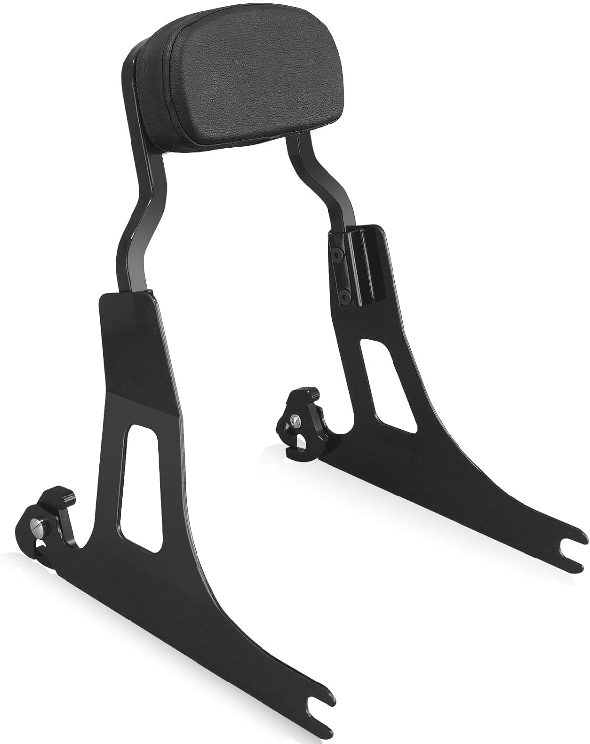 Detachable Backrest Sissy Bar for Harley 06-17 DYNA STREET BOB FXD FXDB FXDL FXDLS, CHOPPED STYLE, Gloss Black Finished