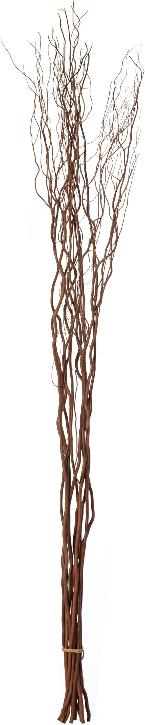 Uniquewise 12 pcs Natural Decorative Dry Branches Authentic Willow Sticks, Home Decoration and Wedding Craft 70 in, DIY Greenery Plants Craft Vases fillers Garden Hotel Farmhouse Decor.