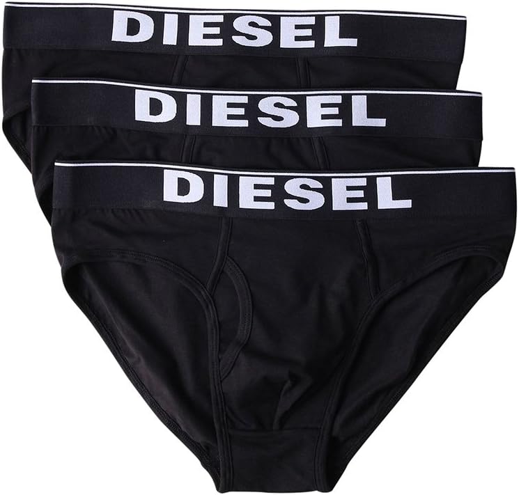 Diesel Mens Blade 3-Pack Cotton-Blend Stretch Brief