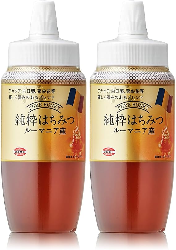 BeeWorks Pure Honey, Made in Romania, 35.4 oz 1,000 g 2 x 500 g