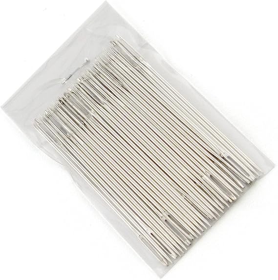 HAND T60 Easy to Thread Sewing Needles with Large Eyes - Pack of 30 Appx