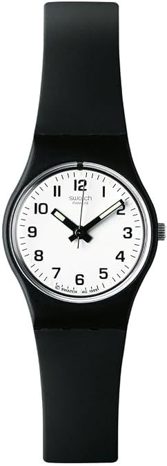 Swatch Lady Women's Watch Casual Polymer Black Quartz Waterproof Something New