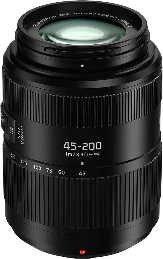 Panasonic Lumix G II Vario Lens, 45-200mm, F4.0-5.6, Mirrorless (H-FSA45200)