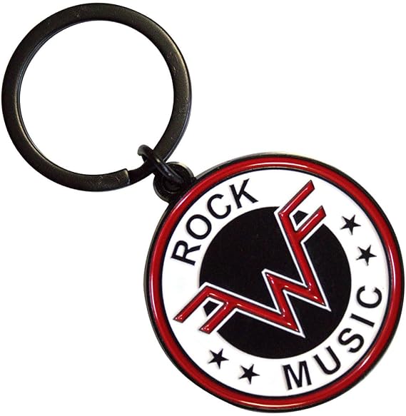 Weezer Rock Music Emblem Band Logo Keychain Keychain, white