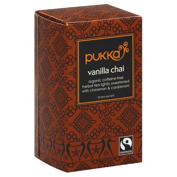 Pukka, Tea Herbal Vanilla Chai Organic, 20 Count