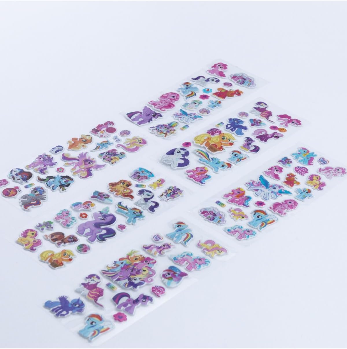 Bimotif 6 Adet Kabartmalı Yapışkan Sticker, Unicorn Sevimli Karakterler