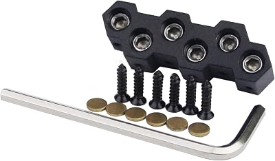 Guyker 6 String Headless Guitar Bridge String Lock Electric Guitar Replacement Part