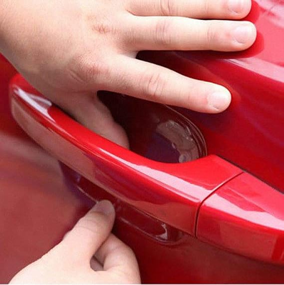 Voroly 15 Pcs Car Door Handle Protector Film TPH Car Door Scratches Protective Films Sticker