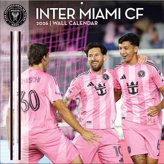 Inter Miami CF 2026 12X12 Team Wall Calendar (26998012217)