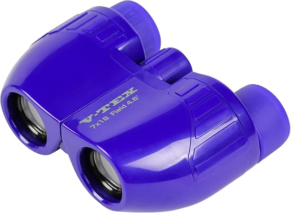Kenko VT-0718PR V-TEX Binoculars, 7 x 18, Porro Prism Type, 7X 18, Purple