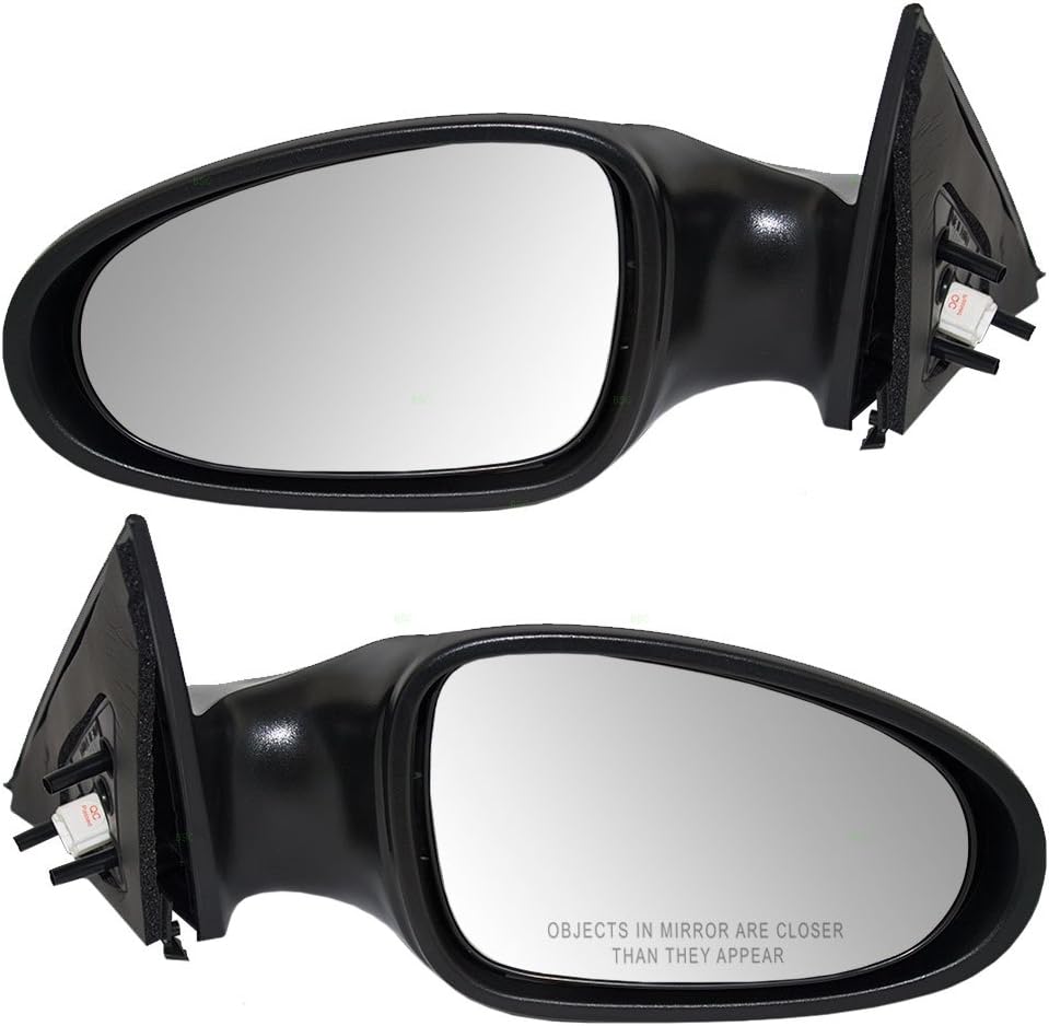 Driver and Passenger Power Side View Mirrors with Smooth Covers Compatible with 02-04 Altima 963023Z020 963013Z020