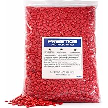 Prestige Red Injection Wax 1 lb Jewelry Casting Wax for Gold, Silver & Platinum, Low Shrinkage, High Detail, Clean Burnout