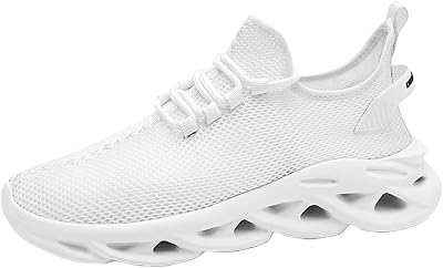 Running Shoes Womens Mens Knit Slip on Mesh Comfortable Sneaker Fashion Athletic Breathable Mesh Tennis Sneakers Fashion Non Slip Workout Walking Shoes