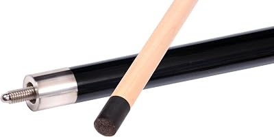 Accuplay Billiards 58 - 2 Piece Break Pool Cue Stick Made of Hardwood Canadian Maple - 23 Ounce Choose Black, Red, Green or Blue