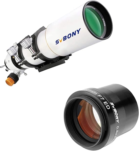 SVBONY SV503 Telescope 80ED F7 Telescope, Bundle with SV193 Focal Reducer