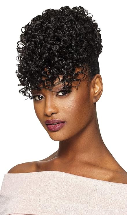 Outre Synthetic Hair Timeless Pineapple Ponytail - SOFTIE (1B Off Black)